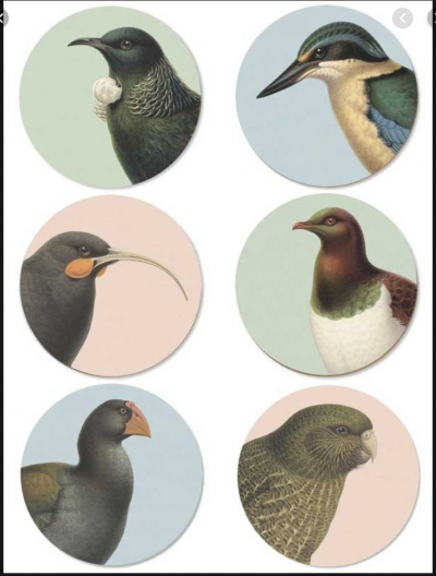 Hushed Bird Range Placemats