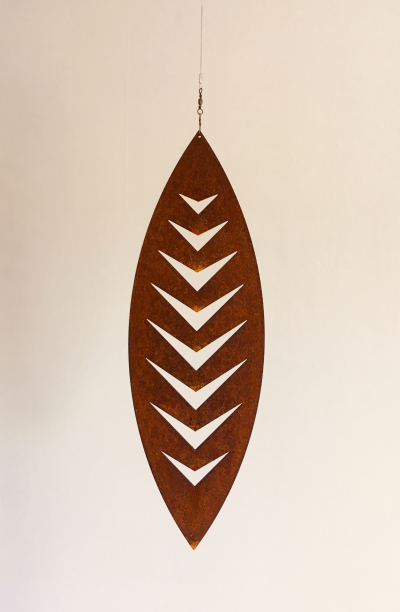 Corten Spinning Art - Arrow