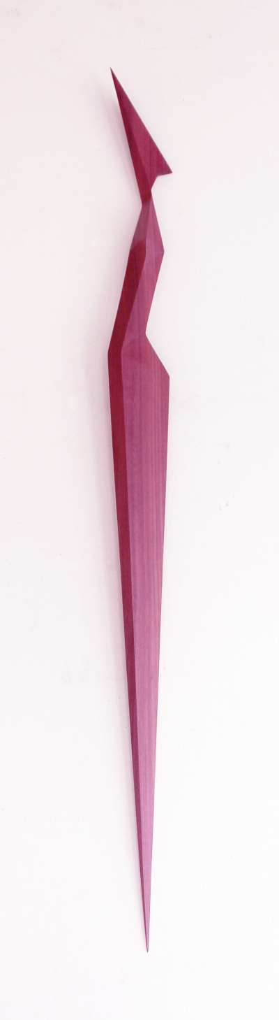 Purple heart facet figure