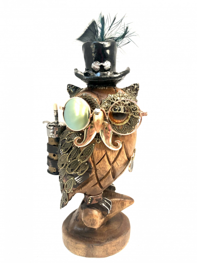 Wallace Metal Feather the Messenger Owl