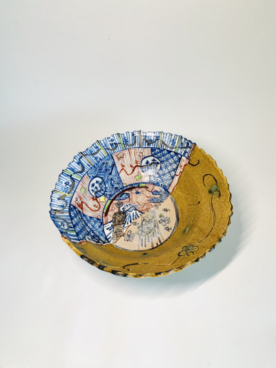 Yobitsugi Style Large Bowl (2)