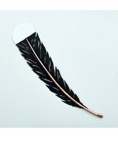 Huia Feather Black