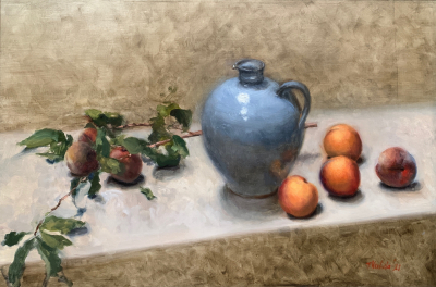 Garden Peaches with Waimea Jug