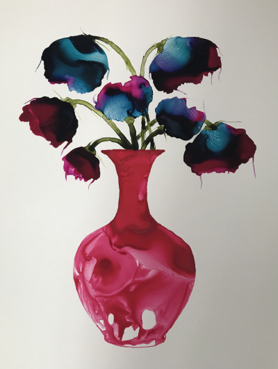 Red Vase