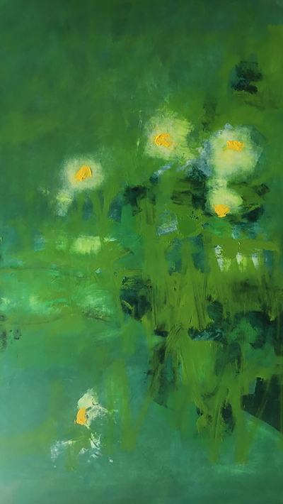 Green Flower Study