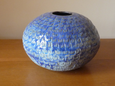 Blue-Green Patterned Orb