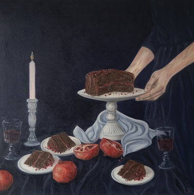 The Cake Maker with Pomegranates (II)