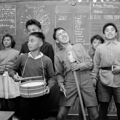 School Students Performing, 1963