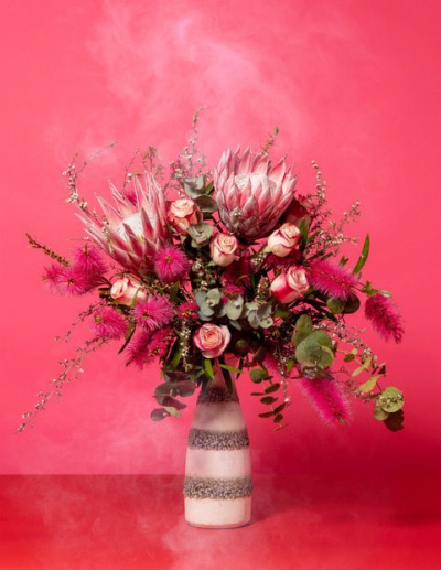 Smoke Sham (Pink Variegated Rose) 2021
